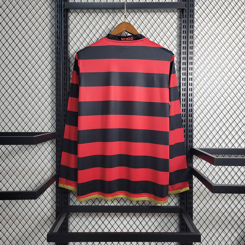Camisa Home Flamengo Manga Longa - Versão Retrô