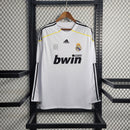 Camisa Home Real Madrid Manga Longa - Versão Retrô