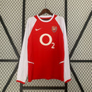 Camisa Home Arsenal Manga Longa - Versão Retrô
