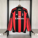 Camisa Home Milan Manga Longa - Versão Retrô