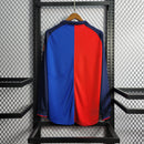 Camisa Home Barcelona Manga Longa - Versão Retrô