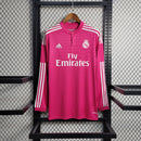 Camisa Away Real Madrid Manga Longa - Versão Retrô