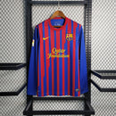 Camisa Home Barcelona Manga Longa - Versão Retrô