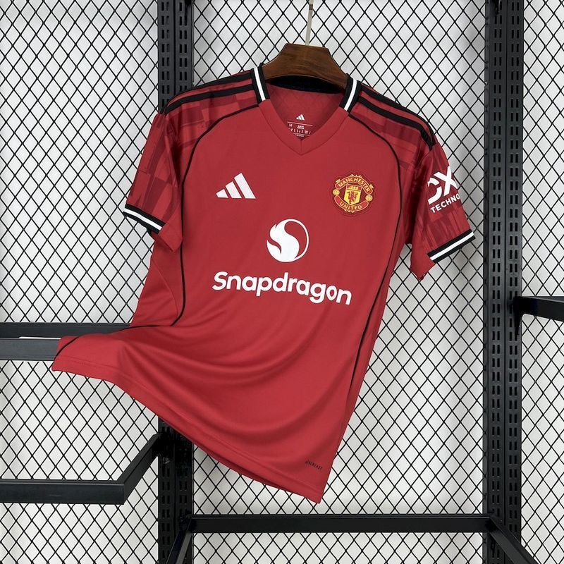 Camisa Home Manchester United Torcedor - 25/26