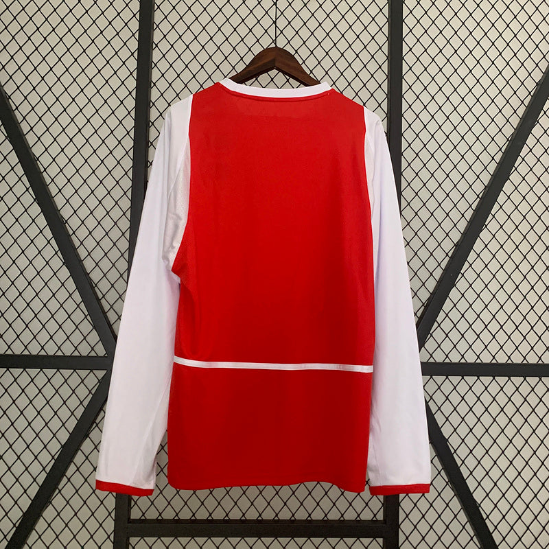 Camisa Home Arsenal Manga Longa - Versão Retrô