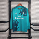 Camisa Away Real Madrid Manga Longa - Versão Retrô