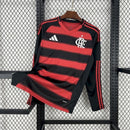 Camisa Home Flamengo Manga Longa  25/26 - PRONTA ENTREGA