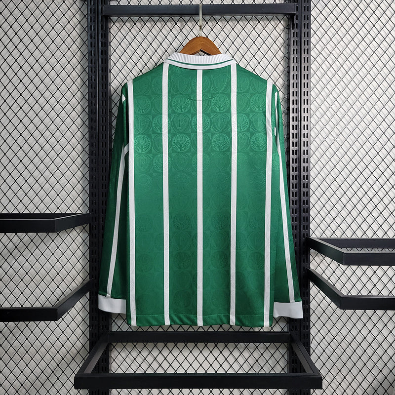 Camisa Home Palmeiras Manga Longa - Versão Retrô