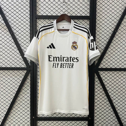 Camisa Home Real Madrid Torcedor - 25/26