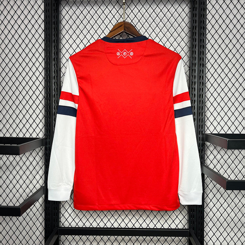 Camisa Home Arsenal Manga Longa - Versão Retrô